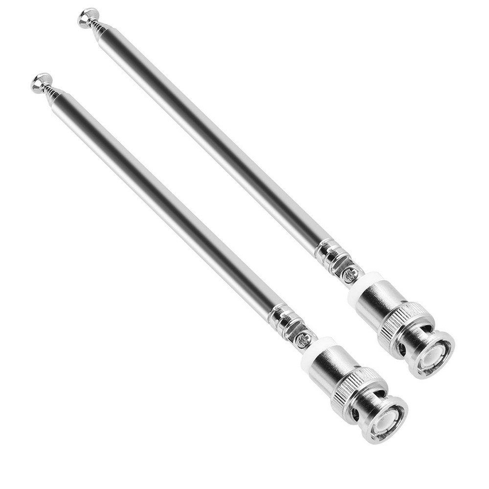 Exceptional Telescopic BNC Antenna 7 Sections AM FM UHF VHF Compatibility