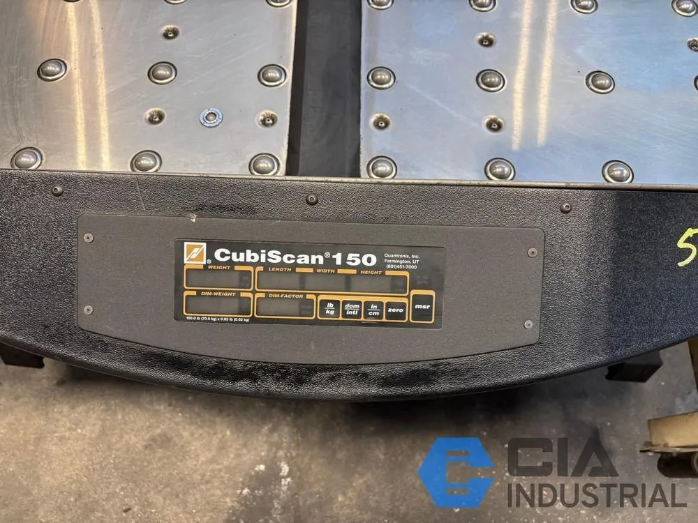 2014 QUANTRONIX MODEL CS150-L PORTABLE WEIGHT AND DIMENSIONS SCALE
