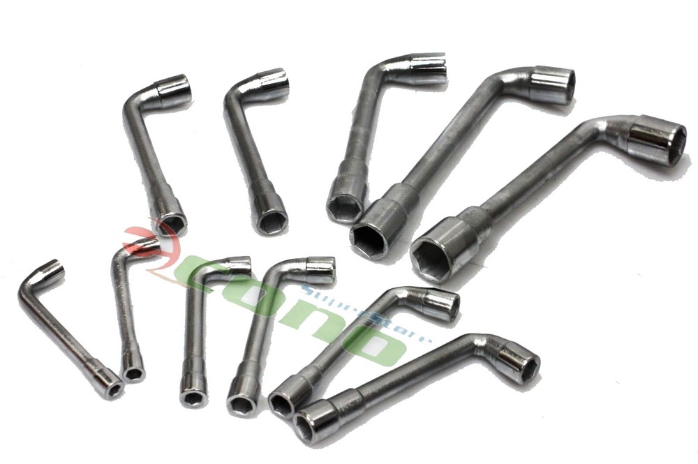 11pc Metric Double End L-Type Elbow Hex Socket Spanner Wrench set Tamper 6-22mm