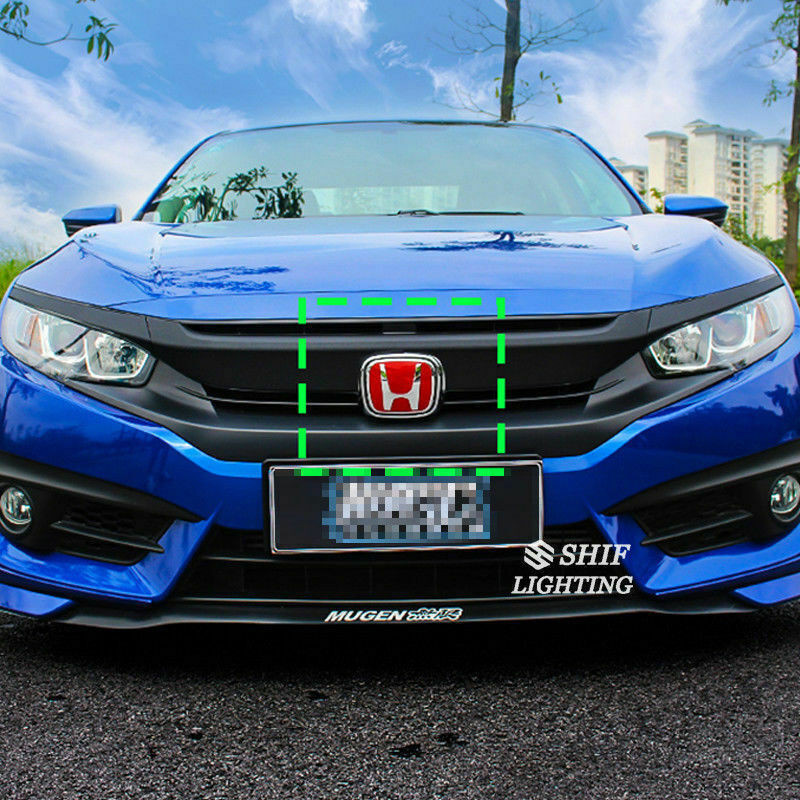 2PCS Front Rear Red H Emblem Badge Logo For 2016-21 Honda CIVIC SEDAN 4DR NEW US