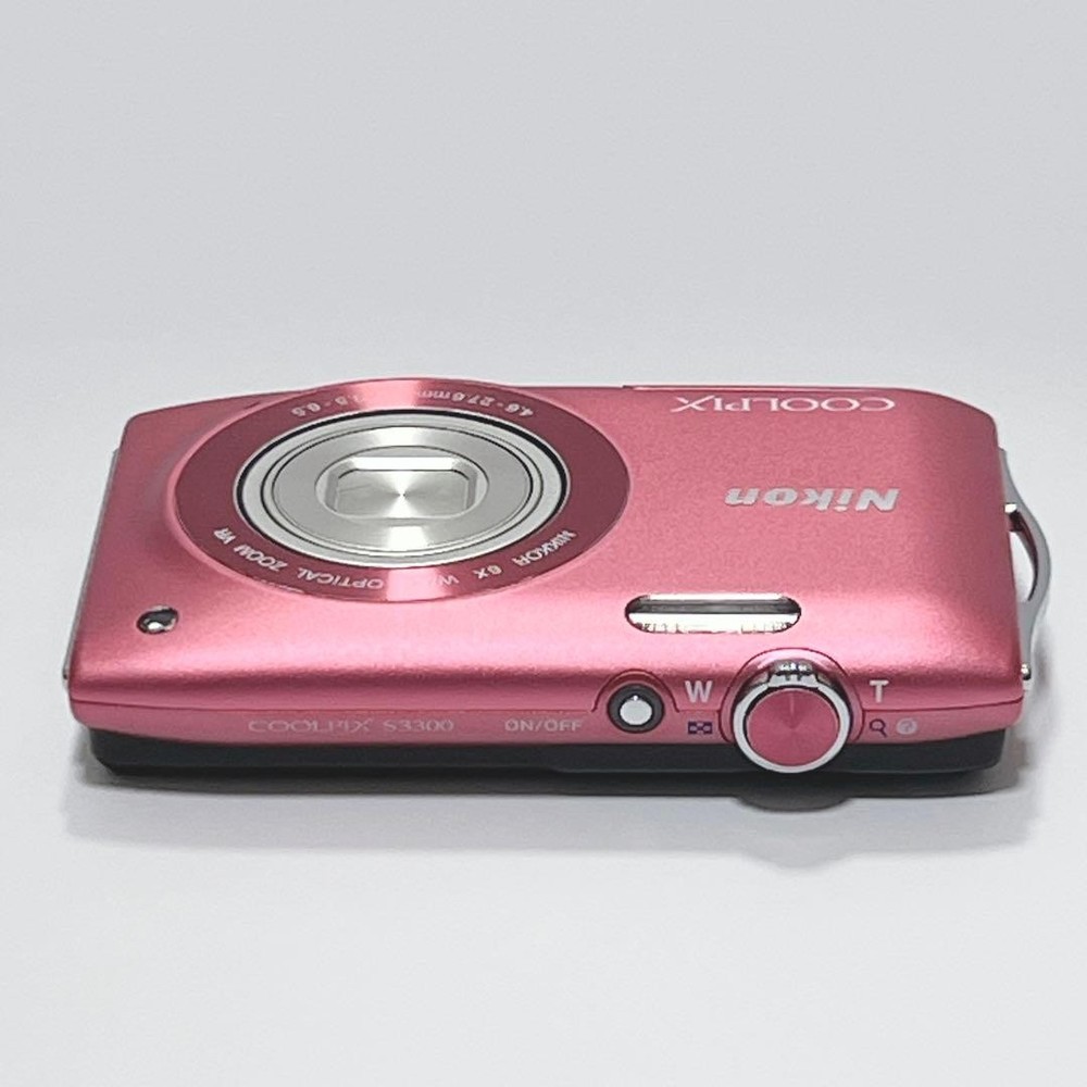Nikon Coolpix S3300 Pink Compact Digital Camera Excellent Condition