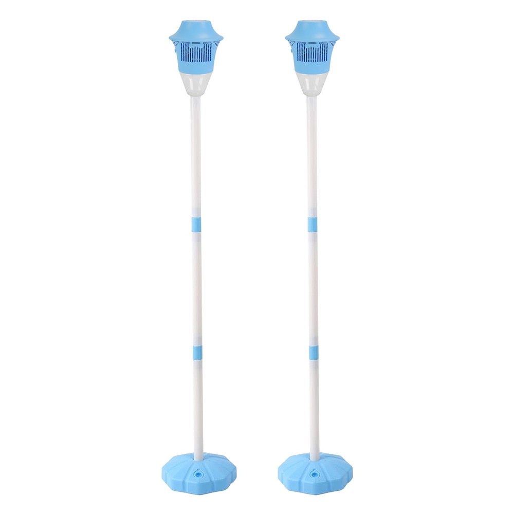 2-Pack 3-in-1 Bubble Machine with Lights & Music - Rechargeable Bubble Blower
