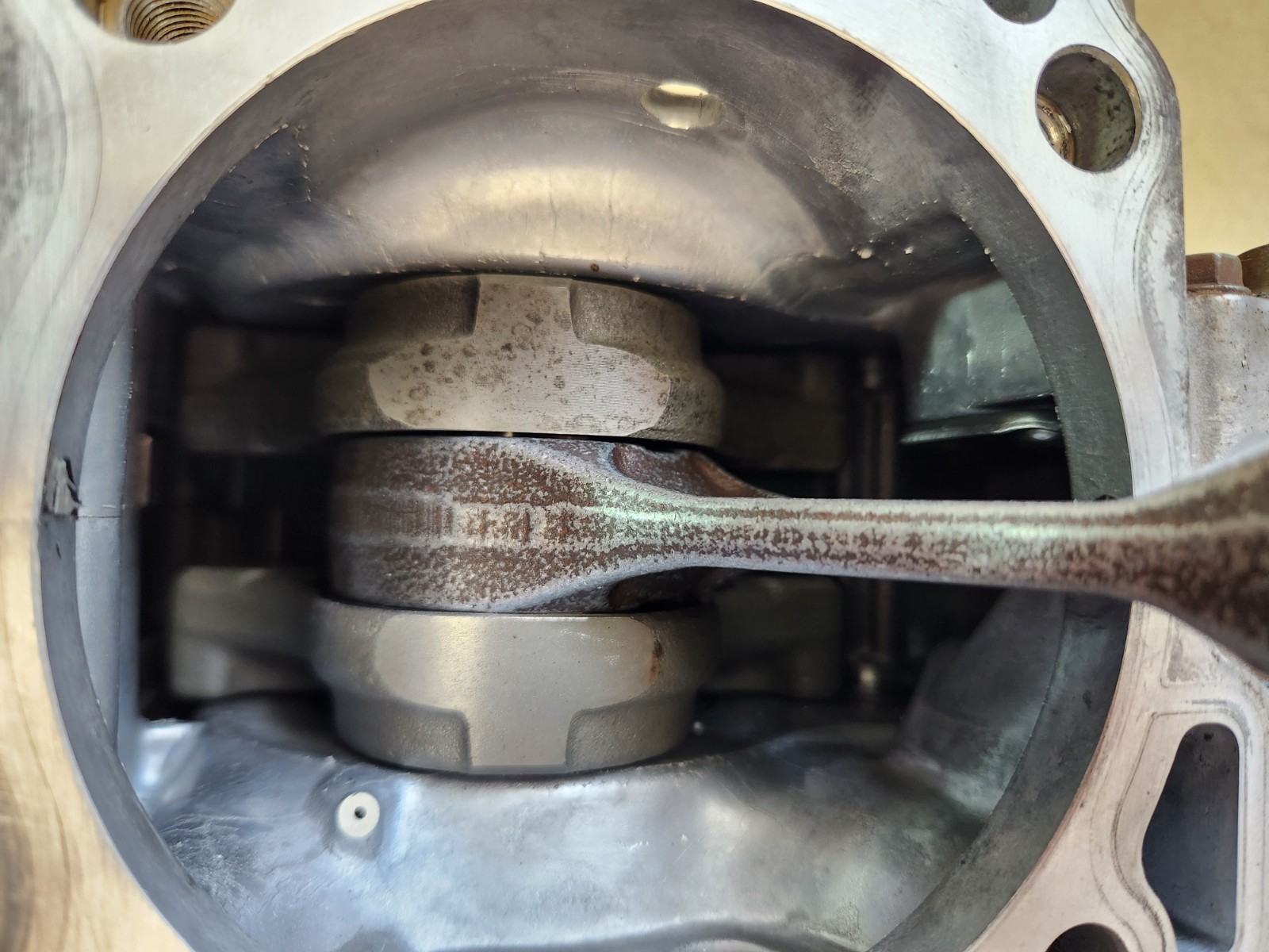 03-08 LTZ400 ltz KFX DVX 400 engine motor bottom end crank case transmission