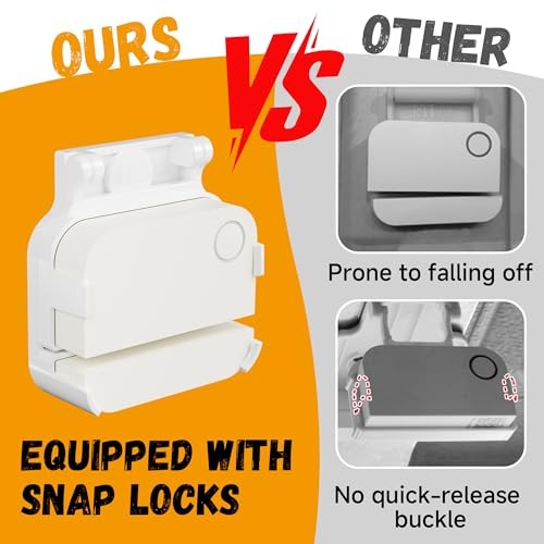Garage Door Bracket for Ring Alarm Contact Sensor 2nd Gen | Secure Mount White