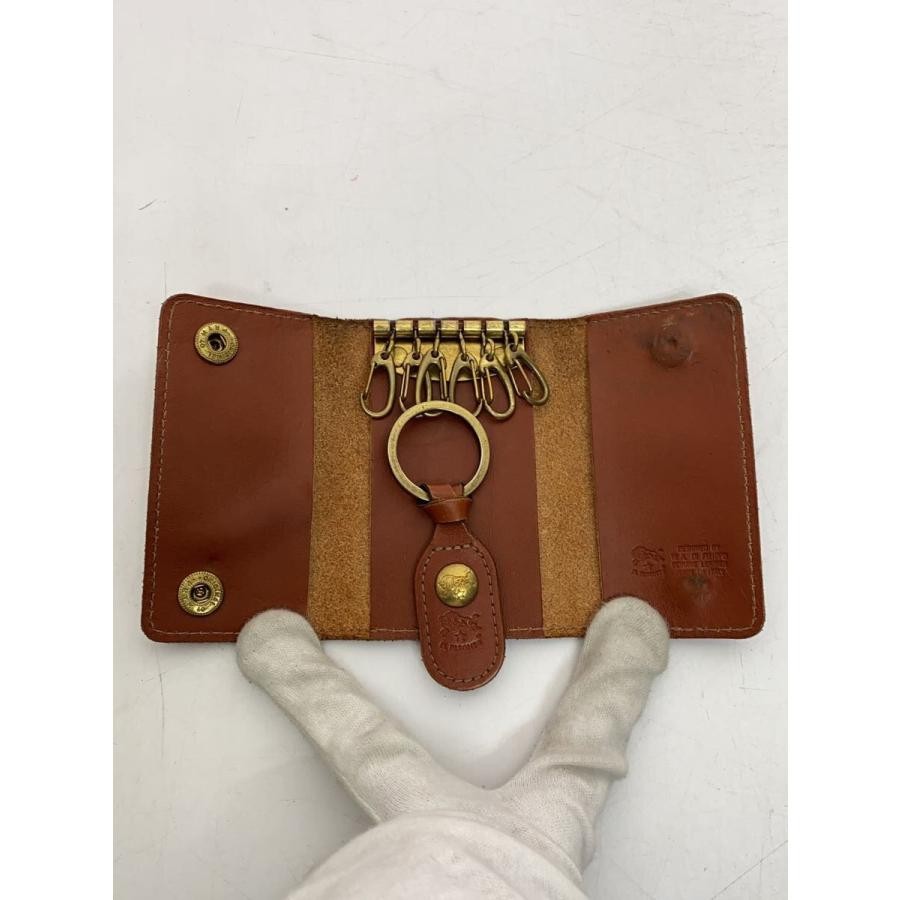 IL BISONTE Key Case Brown Women's