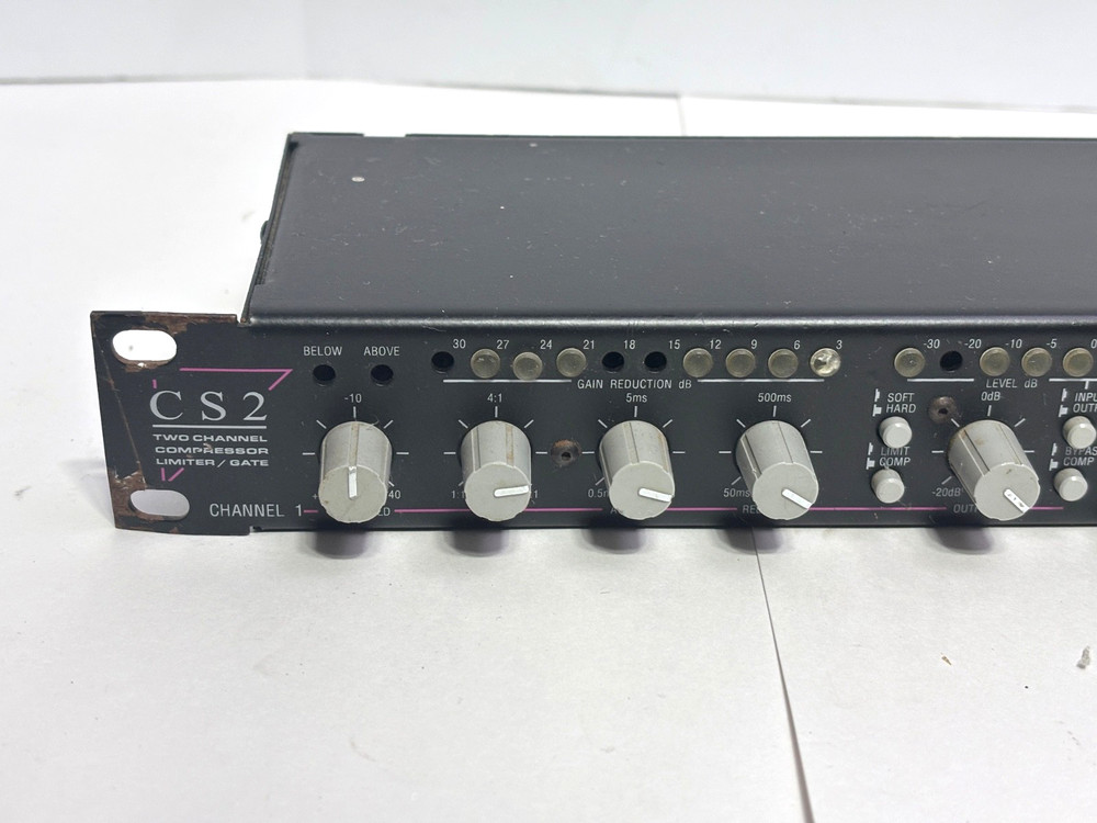 ART CS2 2-Channel Compressor / Limiter / Gate – Rackmount 1U