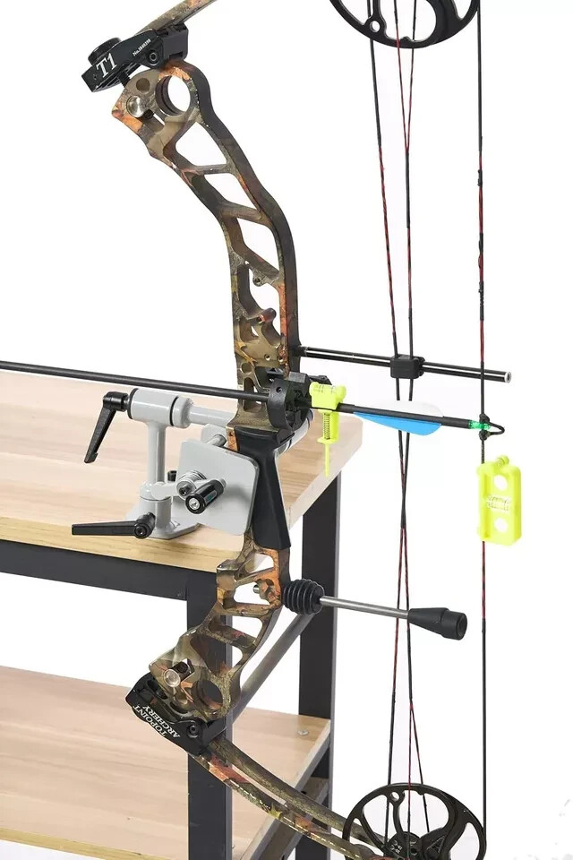 Universal Compound Bow Vise 360° Adjustable Set Press Archery Tool Professional