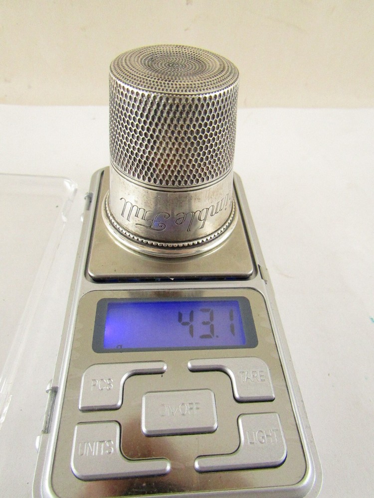 Cartier Sterling Silver Cup. Thimble