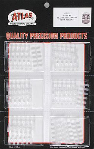 Atlas Code 83 Insulating Joiners - HO Scale Nickel Silver Model Train Track