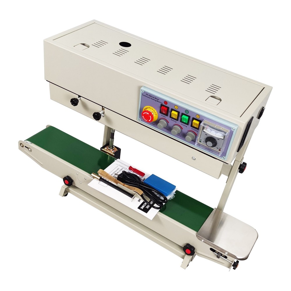 Continuous Bag Sealing Machine Sealer Color Printing 40 Characters Packing