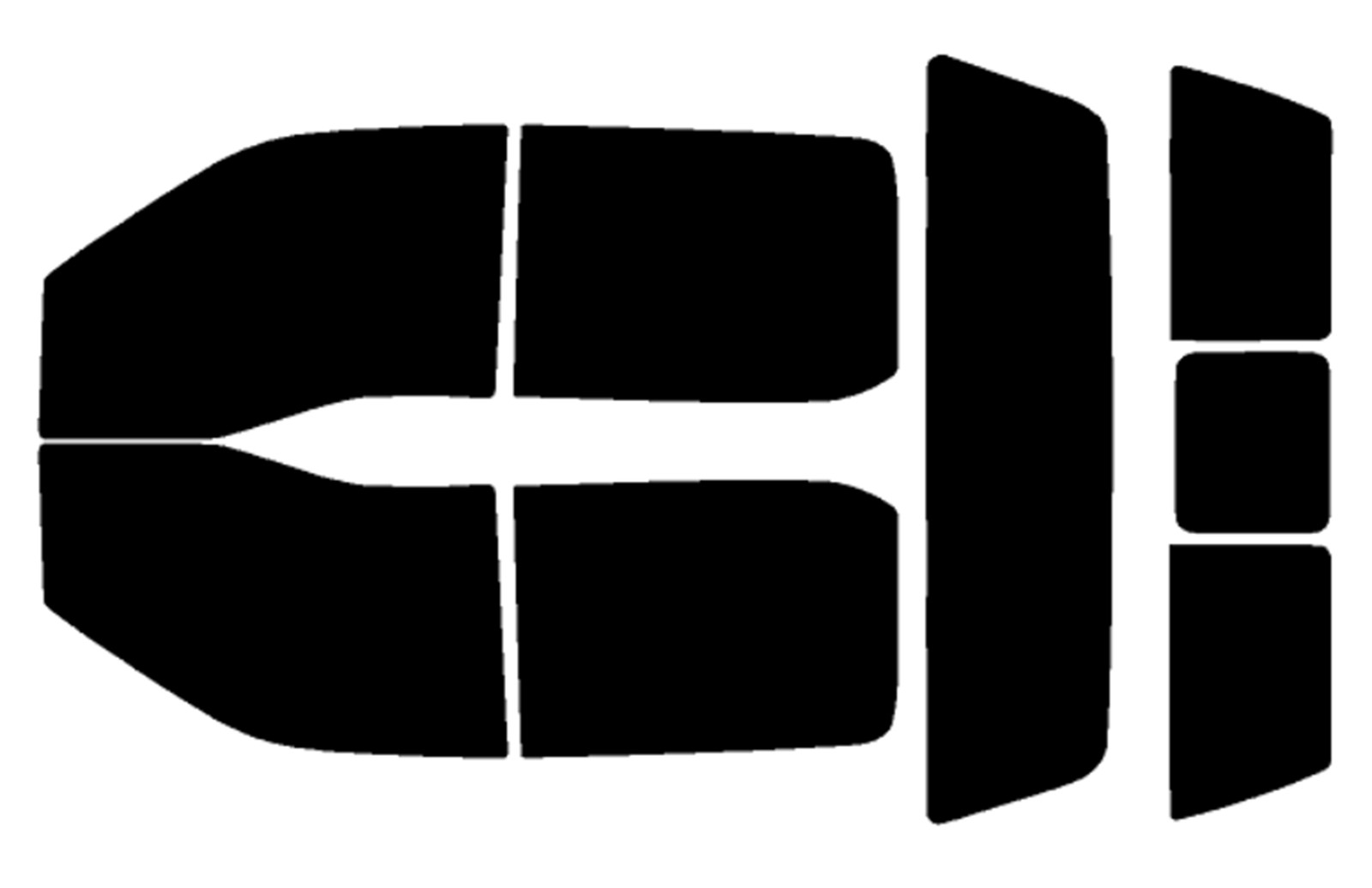 Computerized Custom PreCut 2Ply Window Tint Film Kit For ALL Ford F150 Crew Cab