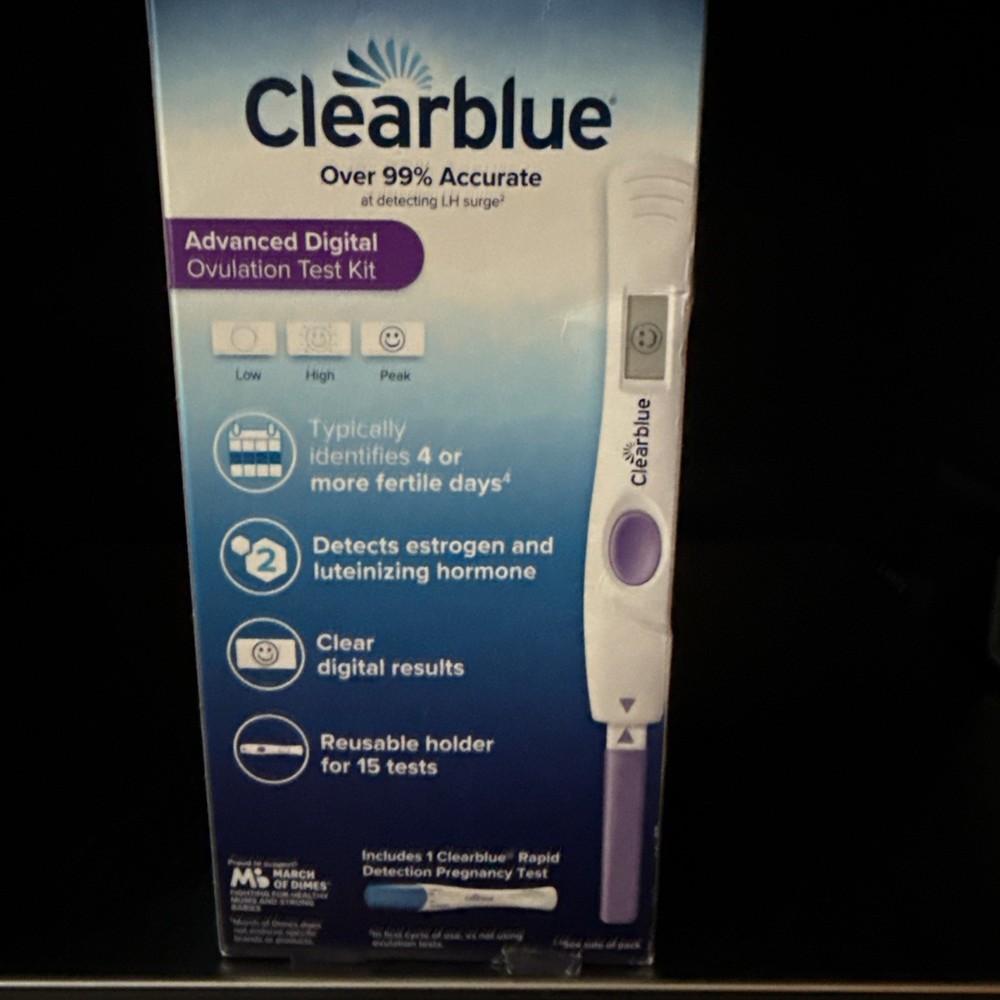 Clear Blue Advanced Digital Ovulation Test -15 Ovulation Tests + 1 Pregnancy...