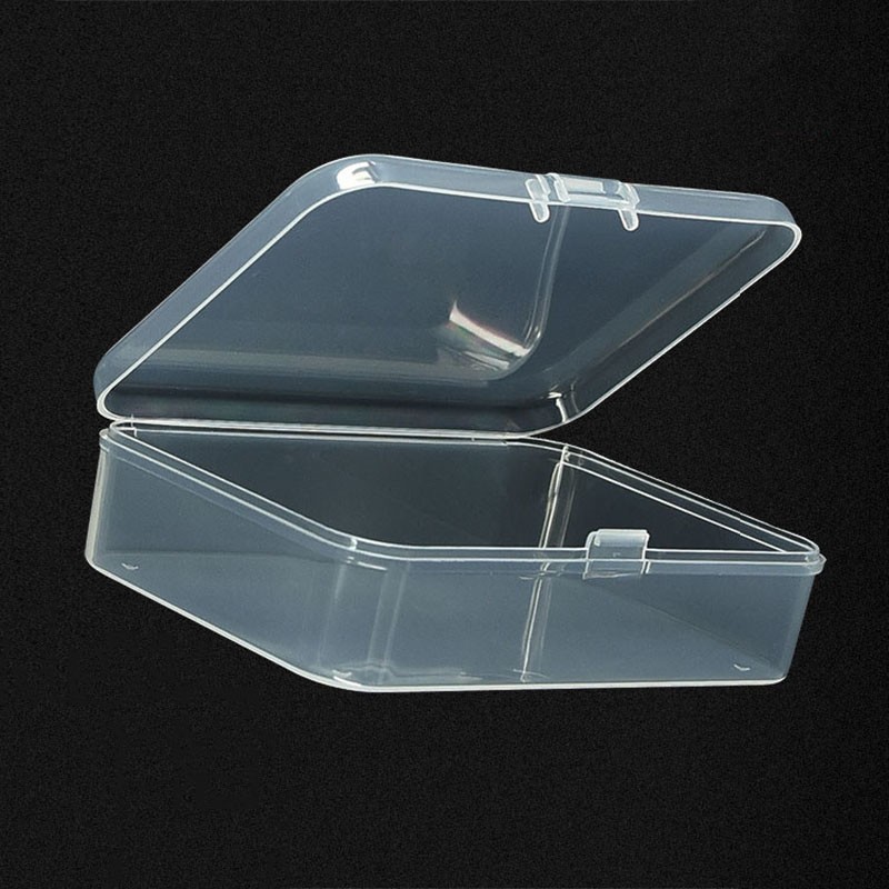 Plastic Box Rectangle Keeper Transparent Crafts Organizer 5pcs Storage