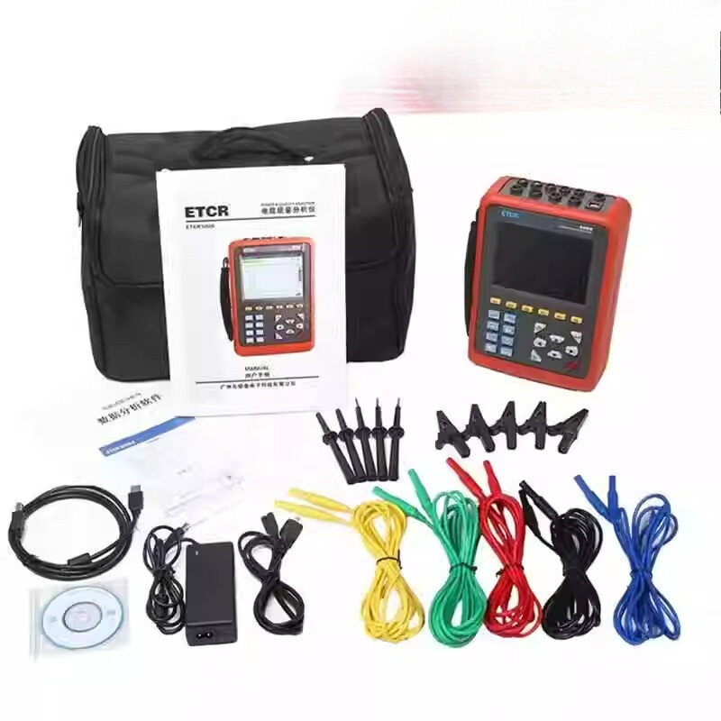 ETCR5000 Three-phase Five-wire Power Quality Analyzer Harmonic Analysis Tester