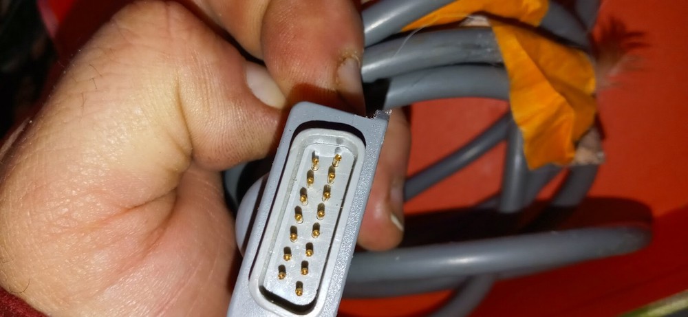Burdick 007704 EKG Cable NO LEADS