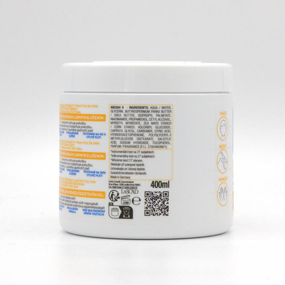 Mixa Niacinamide Bright Moisturizing Anti-Dark Spots Cream with Shea Butter x4