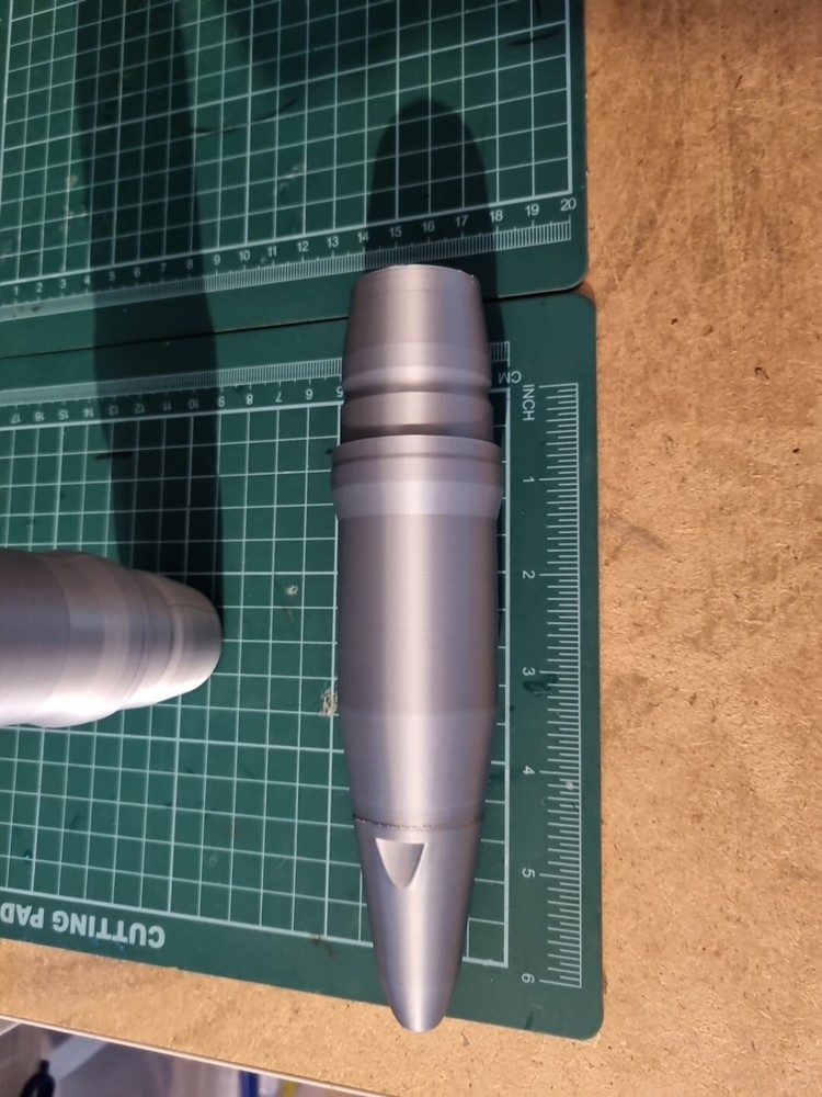 Replica Bofors L60 Projectile shell 3D printed Plastic
