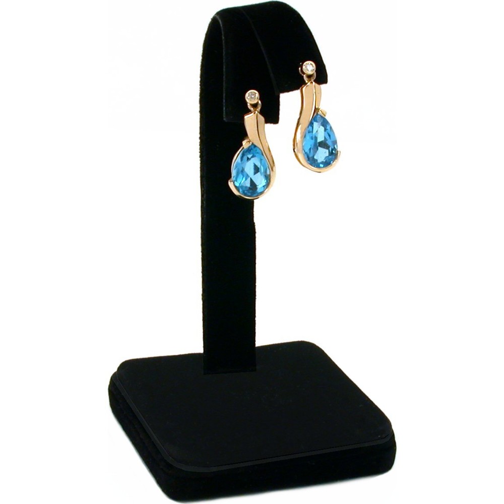 Black Earring Necklace Bracelet Displays 7 Pc Set