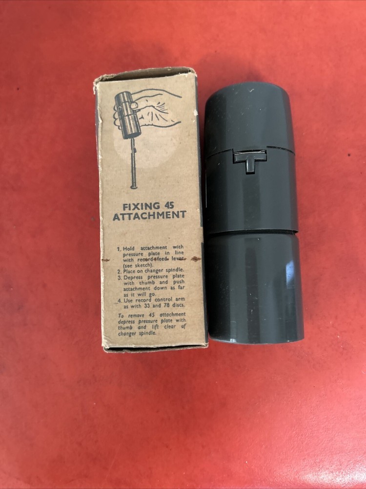 Vtg Birmingham 45 Record Spindle Attachment For Monarch Automatic Record Changer