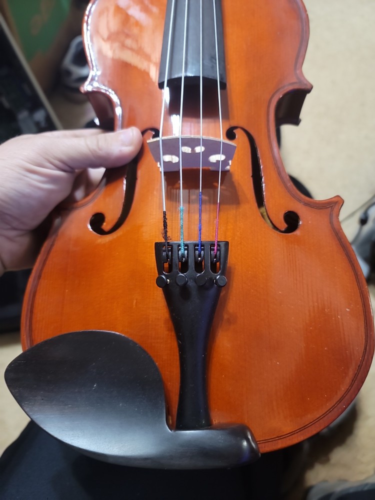 Full Size 4/4 Violin w/ Case Bow & Strings – Beginner Student Instrument