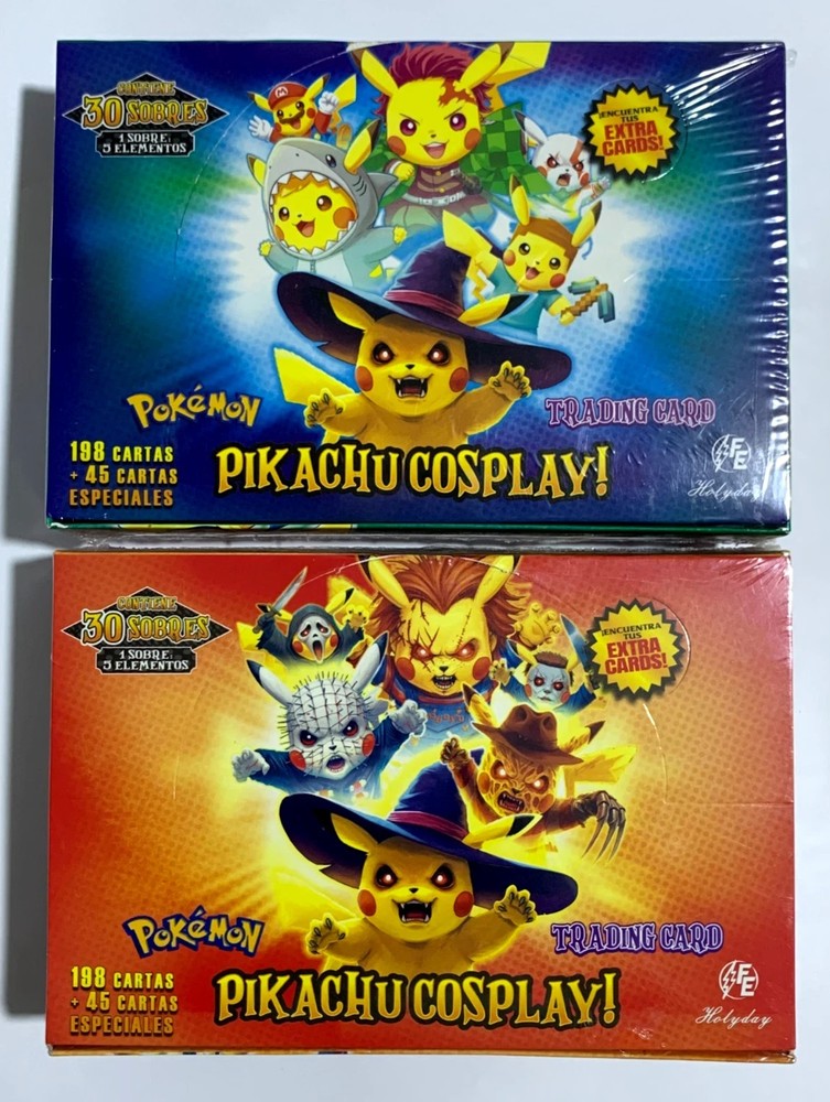 2 BOXES - 2025 BOX POKEMON PIKACHU COSPLAY FE Trading Cards