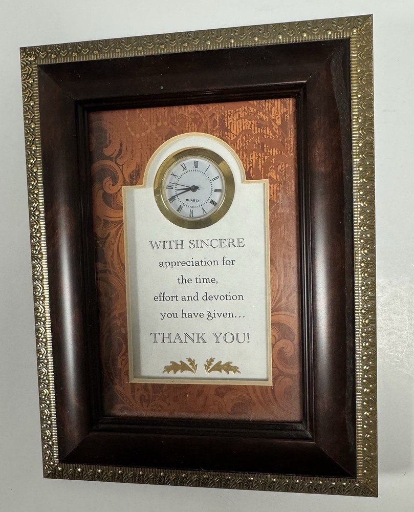 Retirement Clock Picture Frame- Untested