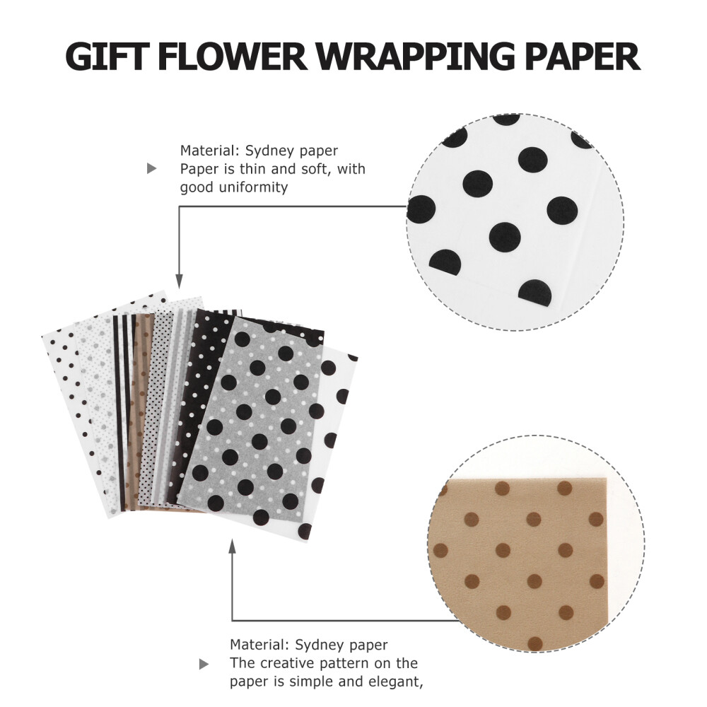 80 Sheets Tissue Papers Gift Wrapping Papers Ultra-thin Wrapping Lined Papers