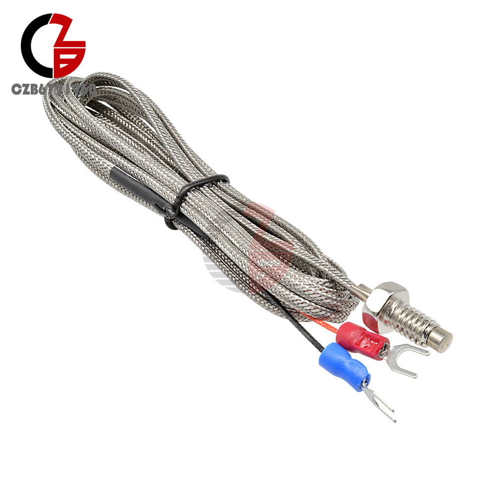 6.6ft K Type Thermocouple Control Temperature Controller 0-800C Sensor Probe 2M