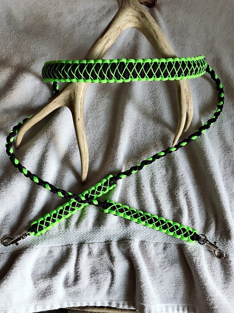 Black And Neon Green Binocular Strap