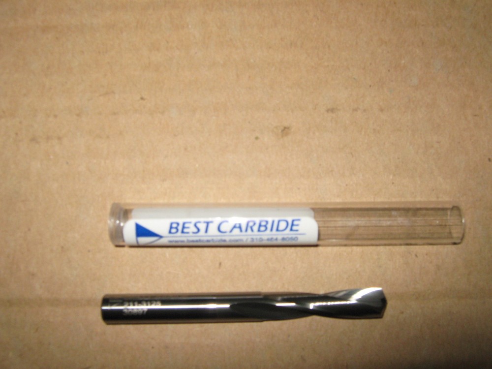 #24 (.1520) SOLID CARBIDE 15DEG HELIX 135DEG SPLIT PT SCREW MACHINE DRILL BIT