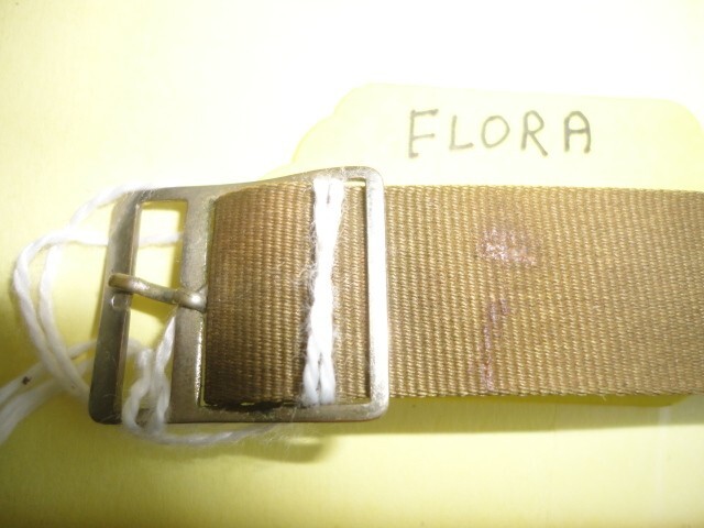 G.I. WRISTWATCH, RUNS WELL, FLORA BRAND