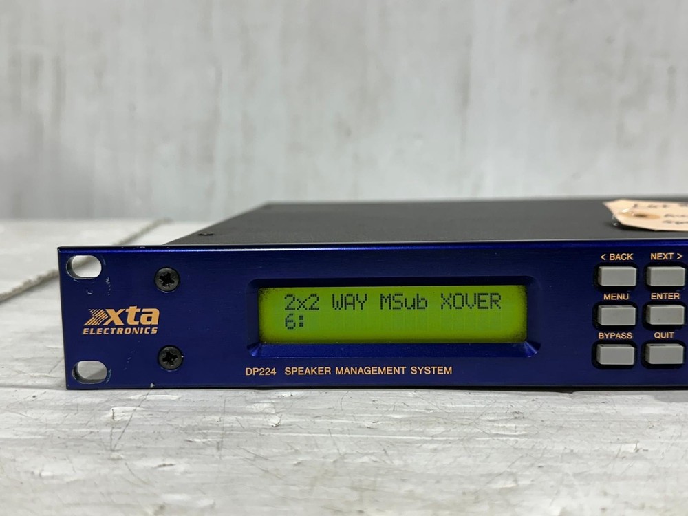 XTA DP224 Loudspeaker Management System #246 (One)THS
