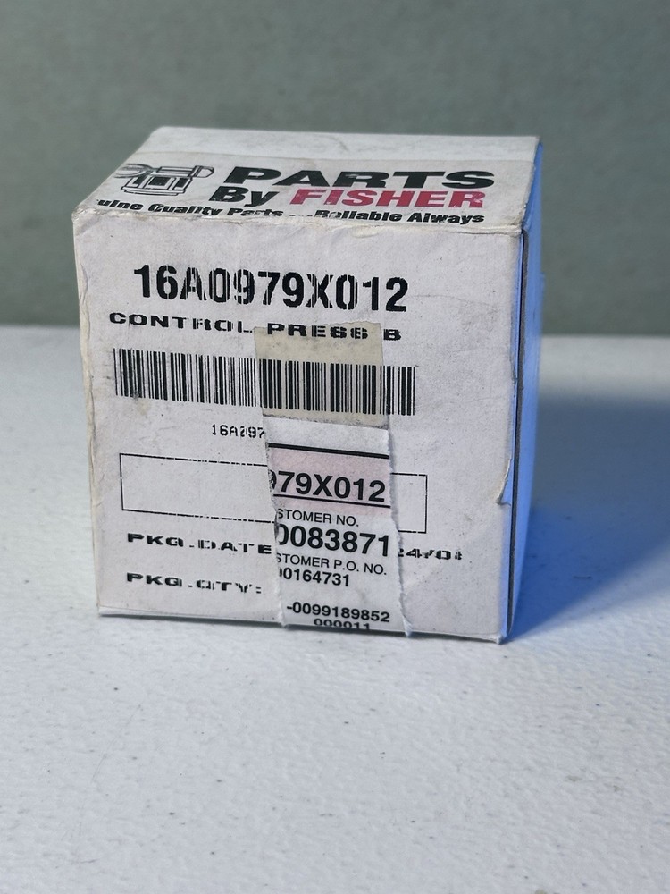 fisher 16A0979X012 CONTROL PRESS BLOCK