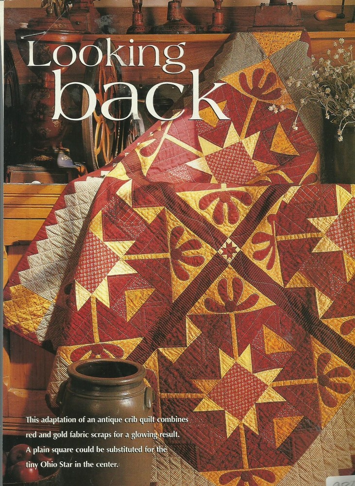B0500   LOOKING BACK  QUILT PATTERN/INSTRUCTIONS