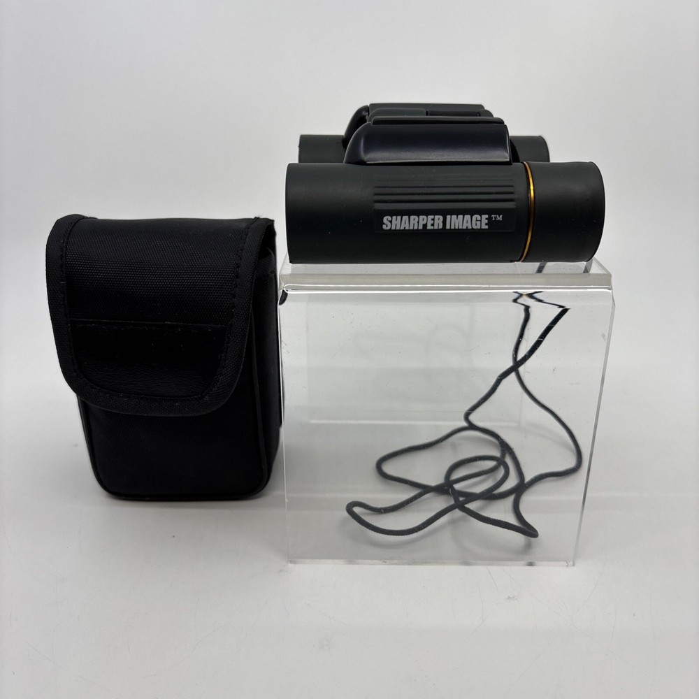Sharper Image 8 X 21 DCF Field 7* Binoculars with Case & Belt Loop  FREE SHIP!!