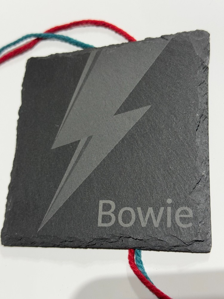 David Bowie Slate Coaster Set Unique