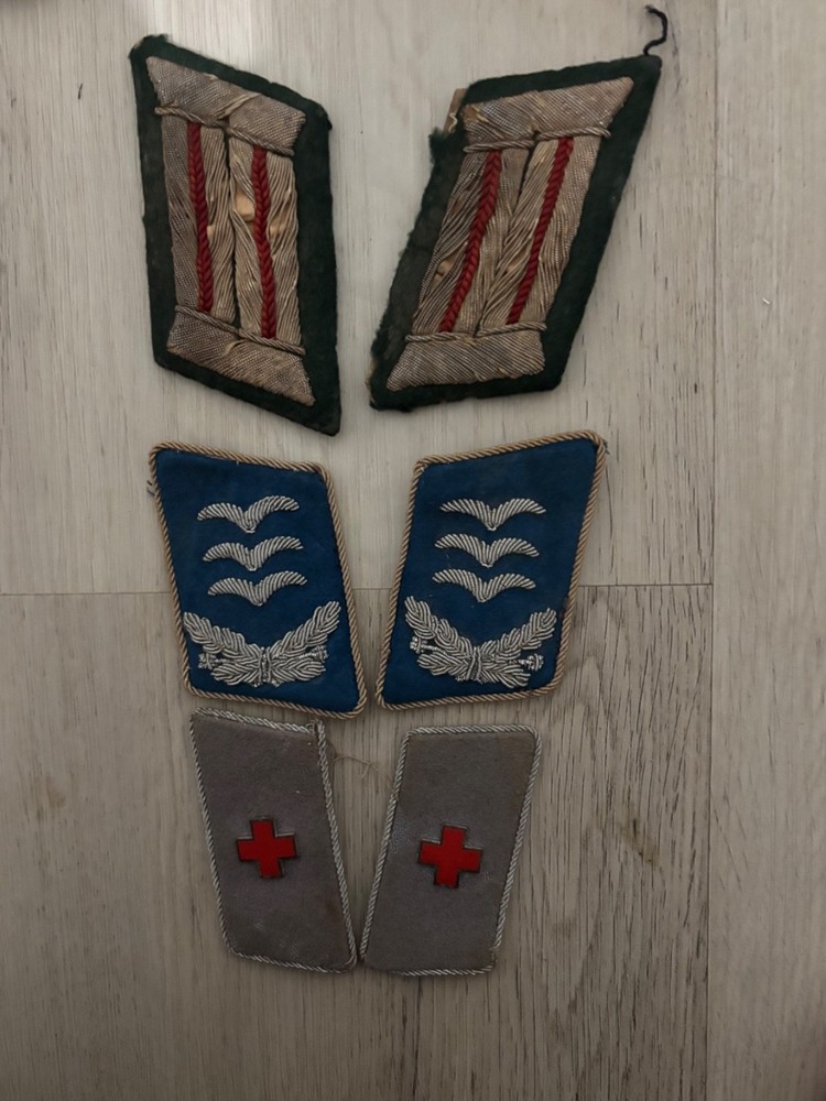 ww2 german original various collar tabs