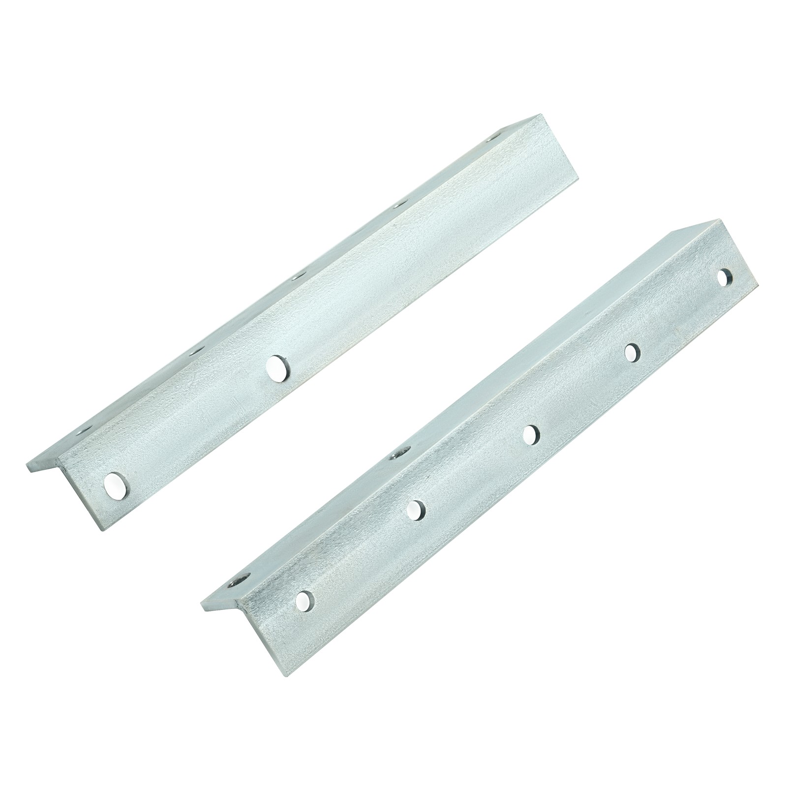 Silvery Battery Box Tool Mounting Brackets For Peterbilt 375 378 379 386 Pair