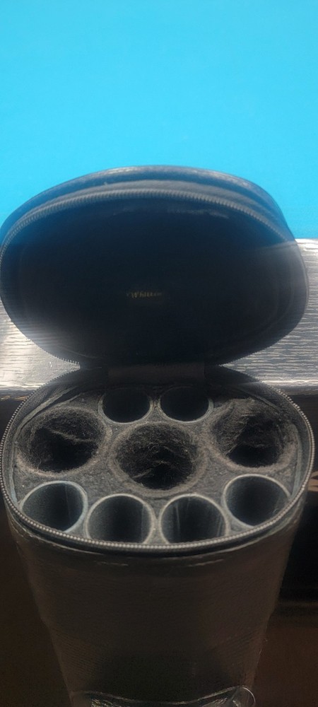 3X6 Whitten Pool Cue Case Black Exotic Lizard Print