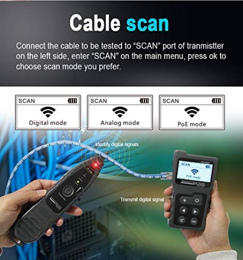 Multifunction Wire Tracker Cable Tester - Efficient Network Maintenance Solution