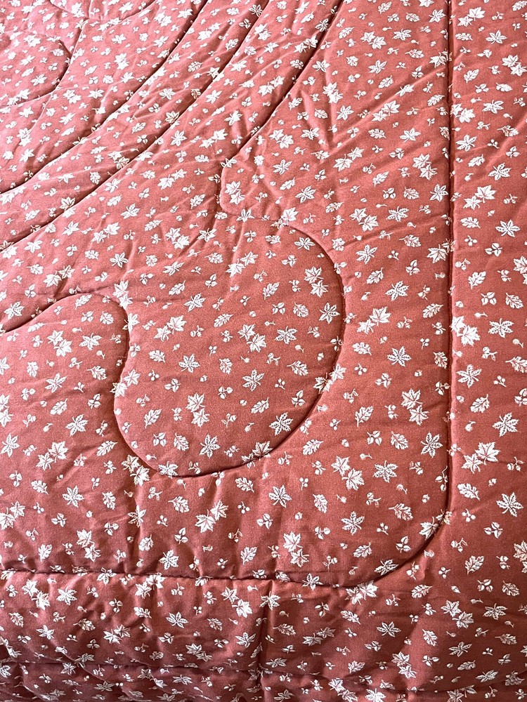 Crown Crafts Classics Comforter 68x86 In Burnt Orange Fall Twin Comforter