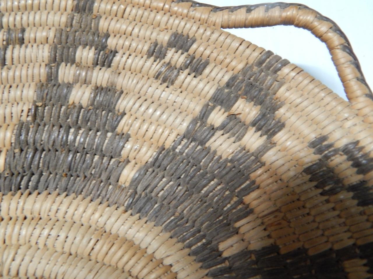 ANTIQUE VINTAGE PIMA INDIAN BASKET - ARIZONA - CLEAN + PRISTINE - BUY IT NOW !