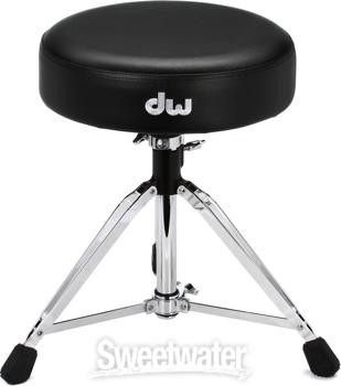 DW 9000 Series Drum Throne - Round Seat - Solid Spindle