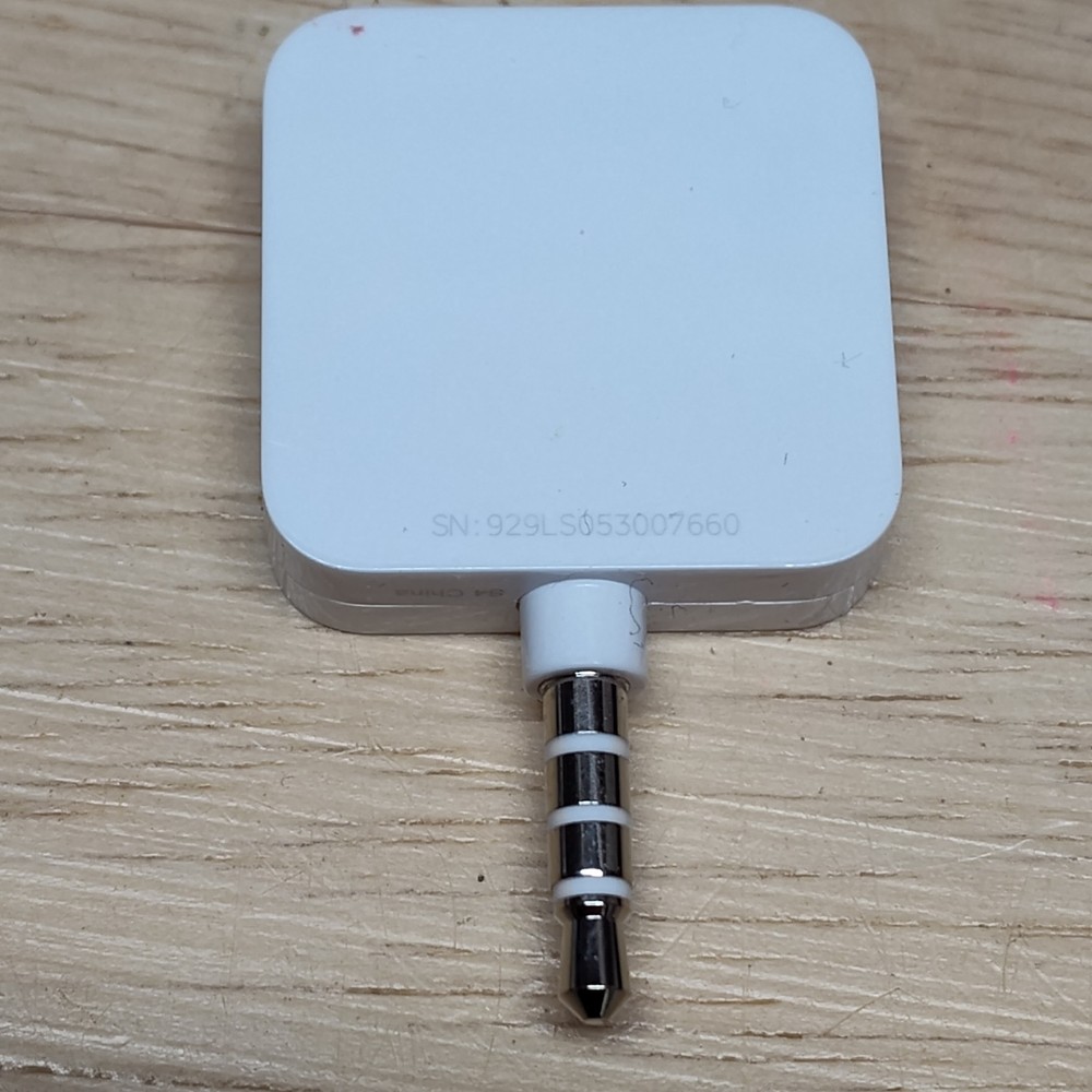 Square Credit Card Reader For iPhone/Android 3.5mm Headphone Jack Connector