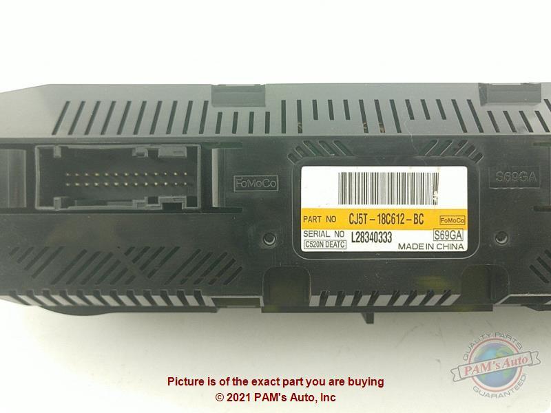 Used A/C Selector Switch fits: 2015 Ford Escape Front automatic temperature cont