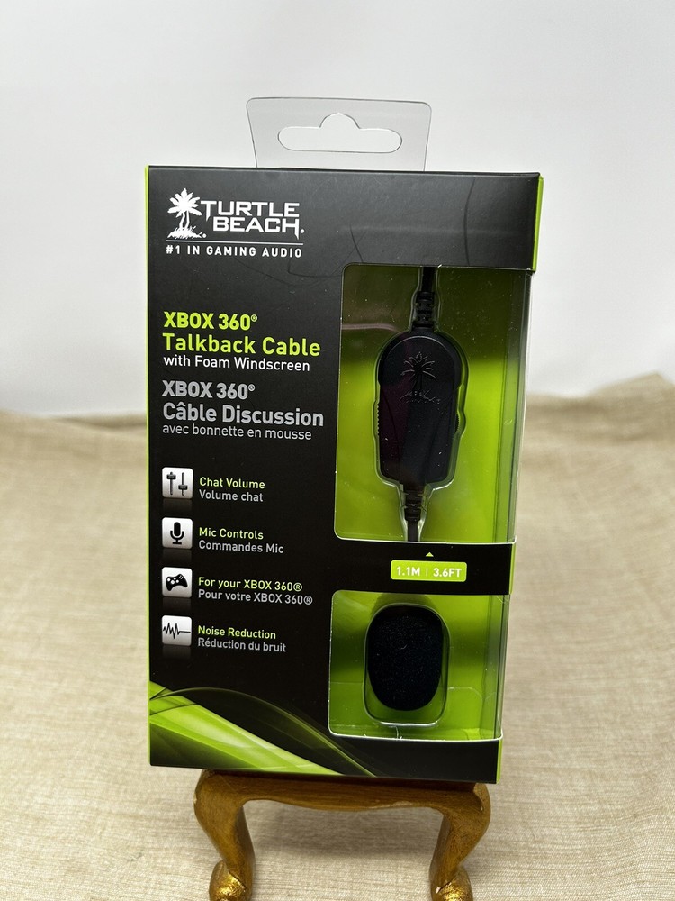Turtle Beach Xbox 360 Talkback Cable with Foam Windscreen - Xbox 360