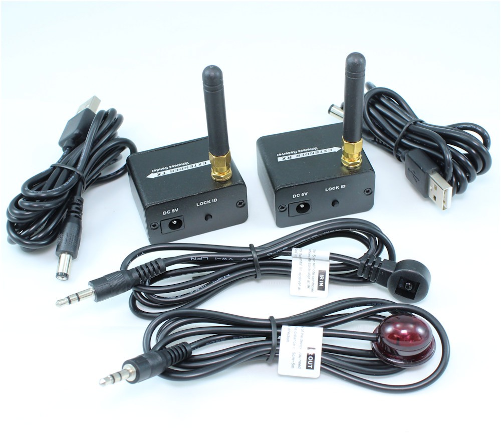 Wireless IR (Infra-Red/UHF) Remote Controller Extender to 600ft
