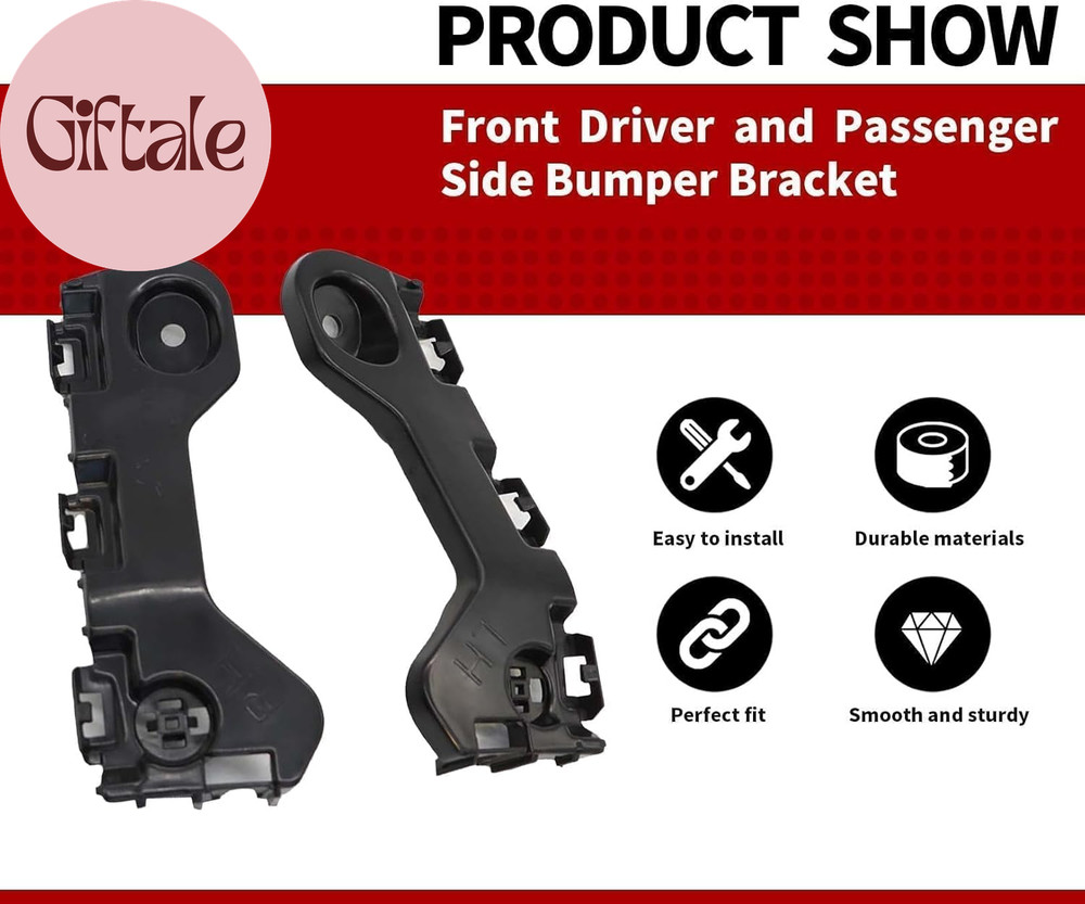 Front Bumper Cover Support Bracket Retainer Reinforcement Compatible with MKX Ed