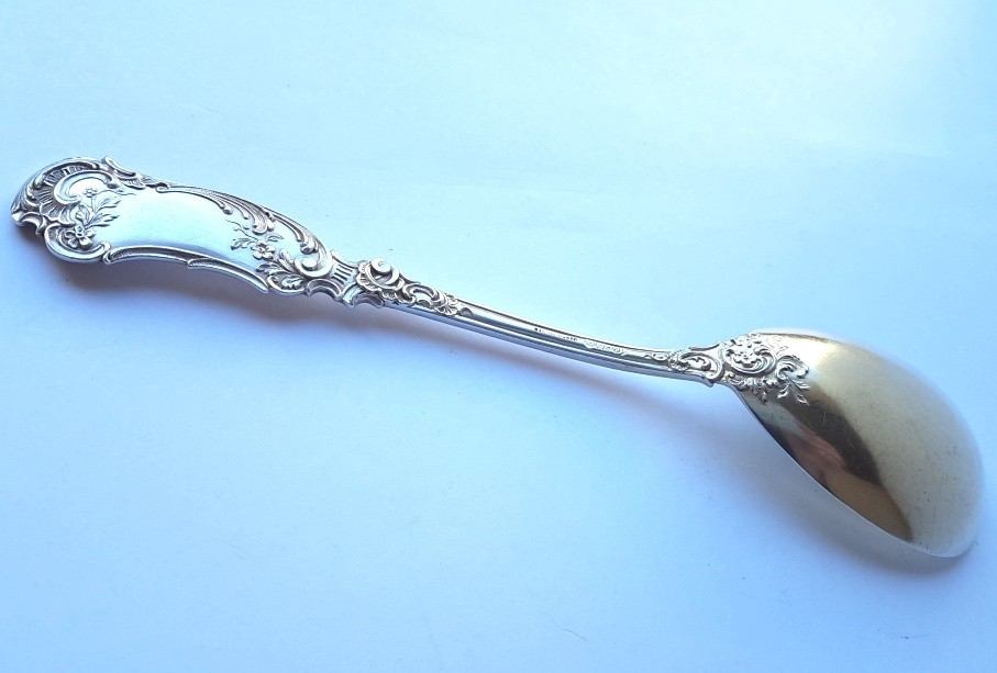 Solid Serving Spoon, Bruckmann, M. MAYER, 800 Silver K499