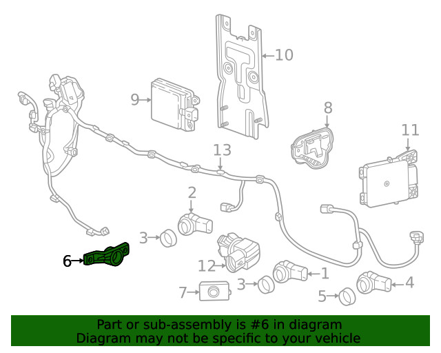 Genuine GM Inner Bracket 85105532